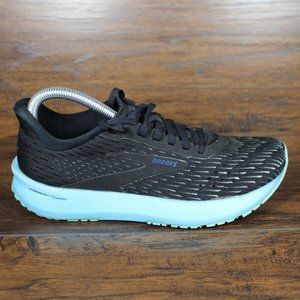 Brooks Womens Hyperion Tempo 1203281B082 Black Running Shoes Lace Up Size 8